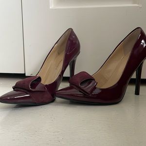 Audrey Burke heels, beautiful burgundy 7.5